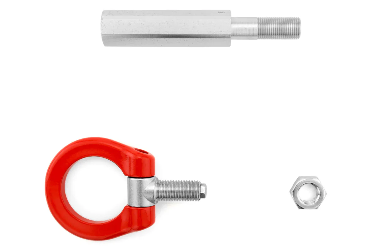Cusco Front Tow Hook Red 2015-2021 WRX / 2015-2021 STI - Image 6