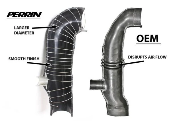 Perrin Turbo Inlet Hose 3 Inch Black 2002-2007 WRX / 2004-2021 STI / 2004-2008 FXT - Image 7